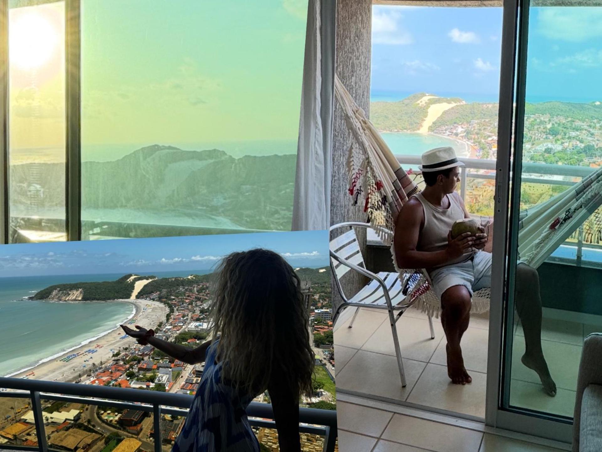 Ferienwohnung Incrivel Vista Vip De Ponta Negra - Morro Do Careca Do 32º Andar Natal Exterior foto
